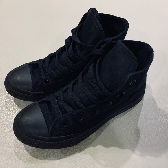 Converse Other - SOLD Converse Chuck Taylor High Tops Kids Sneaker Black